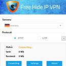 Free Hide IP VPN freeware screenshot