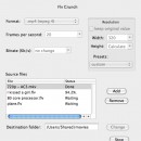 FLV Crunch for Mac freeware screenshot