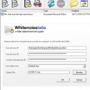 Whitenoise Strong Encryptor freeware screenshot