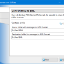 Convert MSG to EML for Outlook freeware screenshot