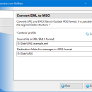 Convert EML to MSG for Outlook freeware screenshot