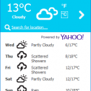 SterJo Weather Forecast freeware screenshot