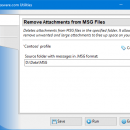 Remove Attachments from MSG Files freeware screenshot