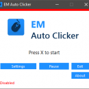 EM Auto Clicker freeware screenshot