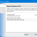 Export Outlook to PST freeware screenshot