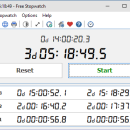 Free Stopwatch Portable freeware screenshot