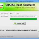 SHA256 Hash Generator freeware screenshot