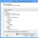 K-Lite Mega Codec Pack freeware screenshot