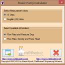 Pumping Power Calculator freeware screenshot