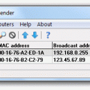 Wake-On-LAN Sender freeware screenshot