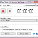 Free Video Call Recorder for Skype freeware screenshot