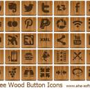 Free Wood Button Icons freeware screenshot