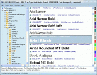 FastFontPreview freeware screenshot