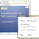 CheckPrixa XPS To PDF Converter freeware screenshot