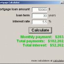 Mortgage Calculator freeware screenshot