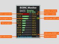 BOINC Monitor freeware screenshot
