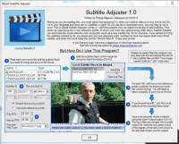 Subtitle Adjuster freeware screenshot
