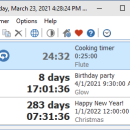 Free Countdown Timer Portable freeware screenshot