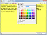 QuickFox Notes freeware screenshot