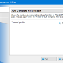 Auto-Complete Files Report for Outlook freeware screenshot