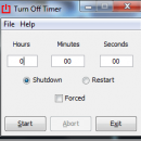 Turn Off Timer Portable freeware screenshot