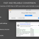 MIDI to MP3 converter for Mac freeware screenshot