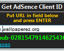Get AdSense Client ID freeware screenshot