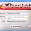 Instant PDF Password Protector freeware screenshot