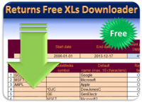 Returns Free XLs Downloader freeware screenshot