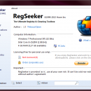RegSeeker freeware screenshot