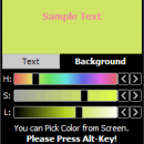 Moo0 ColorPicker freeware screenshot