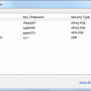 Wireless KeyFinder freeware screenshot