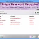 Password Decryptor for Pidgin freeware screenshot
