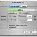 smcFanControl for Mac OS X freeware screenshot