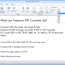 Freemore PDF Converter freeware screenshot