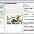 Vole CHM Reviewer freeware screenshot