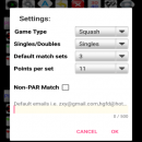Squash Stats Scorer freeware screenshot
