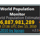 World Population Monitor freeware screenshot