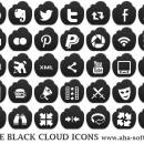 Free Black Cloud Icons freeware screenshot