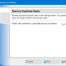 Remove Duplicate Notes freeware screenshot