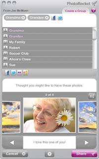 PhotoRocket for Mac freeware screenshot