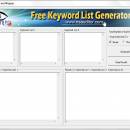 Free Keyword List Generator freeware screenshot