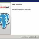 PostgreSQL freeware screenshot