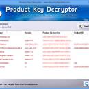Product Key Decryptor freeware screenshot