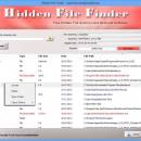 Hidden File Finder freeware screenshot