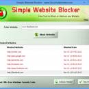 Simple Website Blocker freeware screenshot