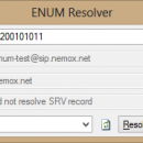 ENUM Resolver freeware screenshot