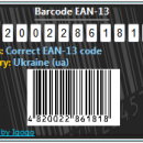 Barcode freeware screenshot
