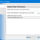 Delete Folder Permissions for Outlook freeware screenshot