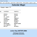 Calendar Magic freeware screenshot